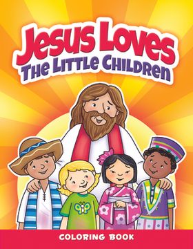 portada Jesus Loves the Little Chldren Coloring Book (en Inglés)
