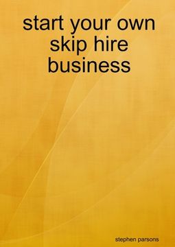 portada start your own skip hire business