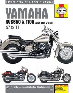 portada Yamaha XVS650 & 1100 (Drag Star, V-Star) '97 to '11 (Haynes Service & Repair Manual)