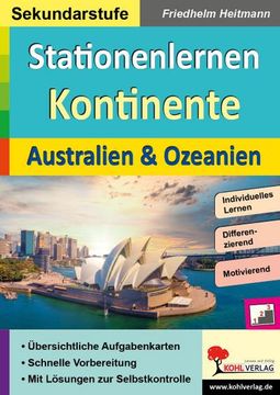 portada Stationenlernen Kontinente / Australien & Ozeanien