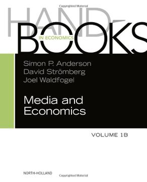 portada Handbook of Media Economics, vol 1b (Volume 1b) (Handbooks in Economics, Volume 1b) (in English)
