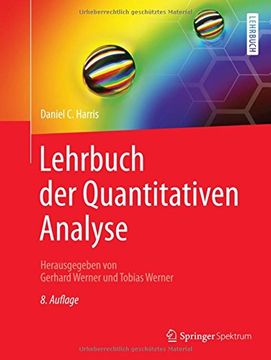 portada Lehrbuch Der Quantitativen Analyse (en Alemán)