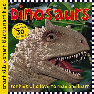 portada Smart Kids Dinosaurs: With More Than 30 Stickers (en Inglés)