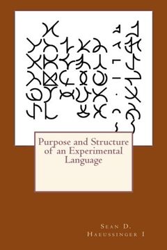 portada Purpose and Structure of an Experimental Language