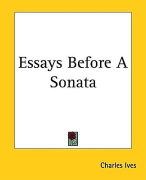 portada essays before a sonata (en Inglés)