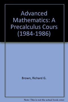 portada Advanced Mathematics: A Precalculus Cours (1984-1986) 
