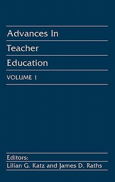 portada advances in teacher education, volume 1 (en Inglés)