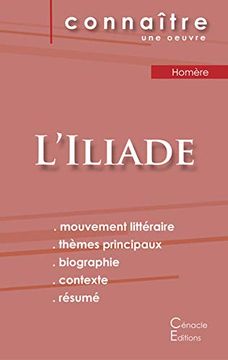 portada Fiche de lecture Iliade de Homère (Analyse littéraire de référence et résumé complet) (en Francés)