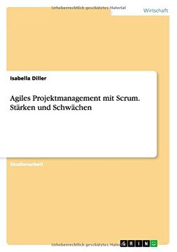 portada Agiles Projektmanagement Mit Scrum. Starken Und Schwachen (German Edition)