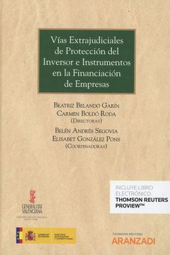 portada Vías Extrajudiciales de Protección del Inversor e Instrumentos en la Financiación de Empresas (Papel + E-Book)