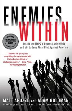 portada Enemies Within: Inside the Nypd's Secret Spying Unit and Bin Laden's Final Plot Against America (en Inglés)