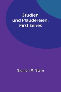 portada Studien und Plaudereien. First Series (in German)