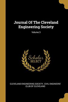 portada Journal of the Cleveland Engineering Society; Volume 3 (en Inglés)