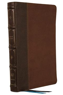 portada Nkjv, Large Print Thinline Reference Bible, Blue Letter, Maclaren Series, Leathersoft, Brown, Comfort Print: Holy Bible, new King James Version (in English)