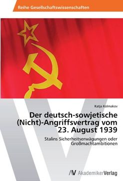 portada Der Deutsch-Sowjetische (Nicht)-Angriffsvertrag vom 23. August 1939 (in German)