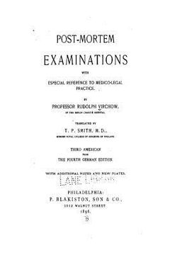portada Post-Mortem Examinations, with Especial Reference to Medico-Legal Practice (en Inglés)