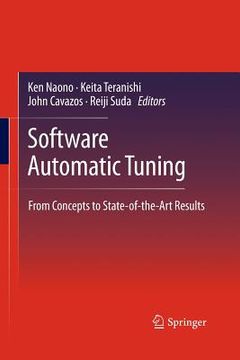 portada Software Automatic Tuning: From Concepts to State-Of-The-Art Results (en Inglés)