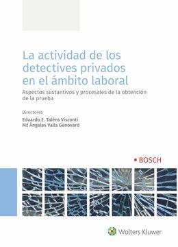 portada La Actividad de los Detectives Privados en el Ámbito Laboral: Aspectos Sustantivos y Procesales de la Obtención de la Prueba (in Spanish)