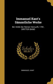 portada Immanuel Kants Sammtliche Werke 