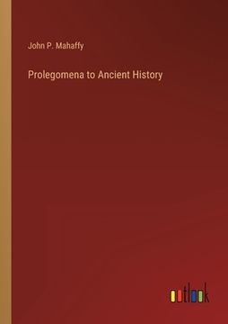 portada Prolegomena to Ancient History (en Inglés)