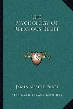 portada the psychology of religious belief (in English)