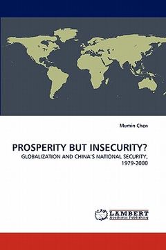portada prosperity but insecurity? (in English)