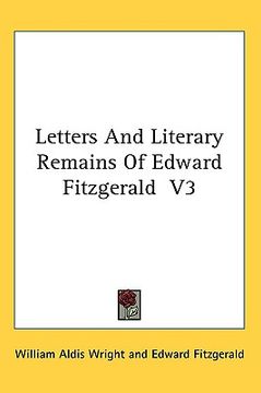 portada letters and literary remains of edward fitzgerald v3