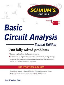 portada Schaum's Outline of Basic Circuit Analysis, Second Edition (Schaum's Outlines) (in English)