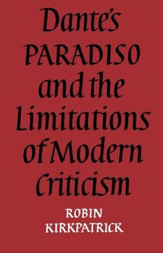 portada Dante's Paradiso and the Limitations of Modern Criticism Paperback (en Inglés)