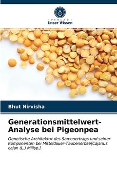 portada Generationsmittelwert-Analyse bei Pigeonpea (en Alemán)