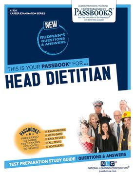 portada Head Dietitian (C-320): Passbooks Study Guide Volume 320 (en Inglés)