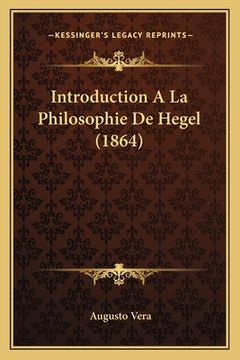 portada Introduction A La Philosophie De Hegel (1864) (in French)