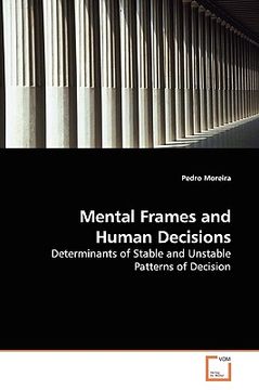 portada mental frames and human decisions (en Inglés)