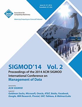 portada SiGMOD 14 Vol 2 Proceedings of the 2014 ACM SIGMOD International Conference on Management of Data