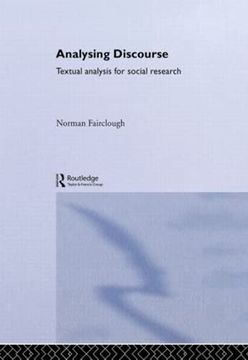 portada Analysing Discourse: Textual Analysis for Social Research (en Inglés)