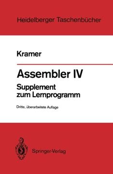 portada Assembler IV: Supplement zum Lernprogramm (Heidelberger Taschenbücher) (German Edition)