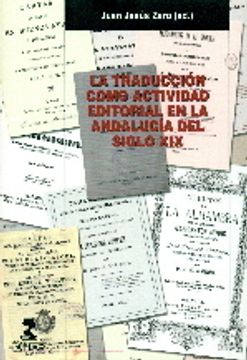 portada La traducción como actividad editorial en la Andalucía del siglo XIX (Alfar Universidad)