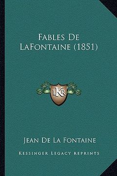 portada fables de lafontaine (1851) (en Inglés)