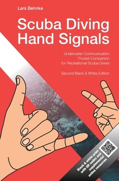 portada Scuba Diving Hand Signals: Pocket Companion for Recreational Scuba Divers - Black & White Edition
