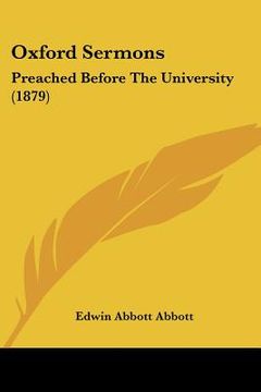 portada oxford sermons: preached before the university (1879) (en Inglés)
