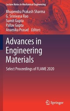 portada Advances in Engineering Materials: Select Proceedings of Flame 2020 (in English)