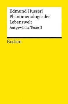 portada Phänomenologie der Lebenswelt (en Alemán)