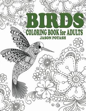 portada Birds Coloring Book For Adults (en Inglés)