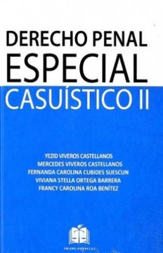 portada Derecho Penal Especial Casuistico ii (in Spanish)