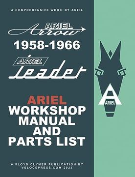 portada Ariel Leader & Arrow 1958-1966 Factory Workshop Manual & Illustrated Parts List (en Inglés)