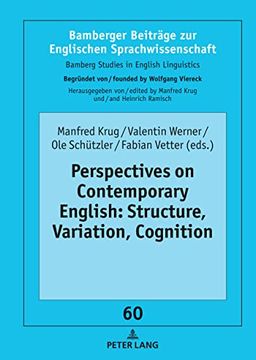 portada Perspectives on Contemporary English: Structure, Variation, Cognition (in English)