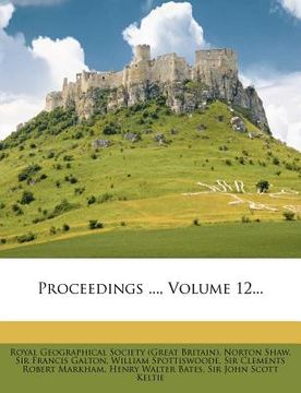 portada proceedings ..., volume 12... (en Inglés)