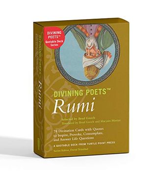 portada Divining Poets: Rumi (Divining Poets: A Quotable Deck From Turtle Point Press) (en Inglés)