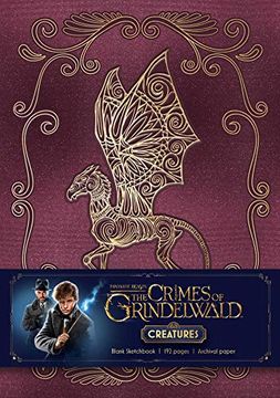 portada Fantastic Beasts: The Crimes of Grindelwald: Magical Creatures Hardcover Blank Sketchbook 