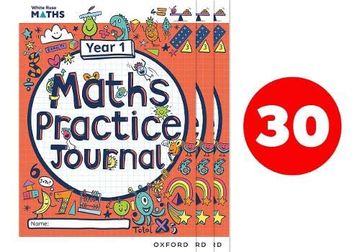 portada White Rose Maths Practice Journals Year 1 Workbooks: Pack of 30